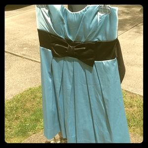 Light blue semi formal dress